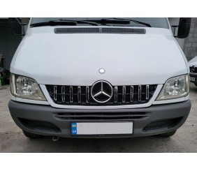 Передня решітка GT Panamericana Chrome Eco (CDI, 2002-2006 рр.) для Mercedes Sprinter W901/902/903/904/905 рр