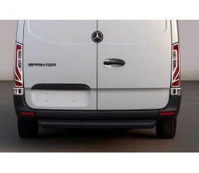 Накладки на стопи V-1 (2 шт, нерж.) Carmos для Mercedes Sprinter W907/W910 2018- рр