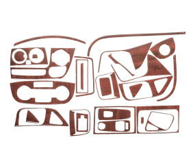 Накладки на панель (2020-2026) Дерево для Fiat Ducato рр