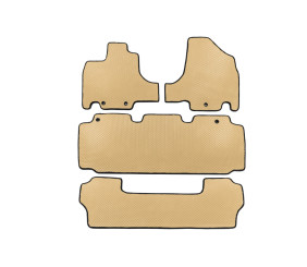 Килимки (3 ряди, EVA, Бежевий) для Honda Odyssey 2010-2017 рр