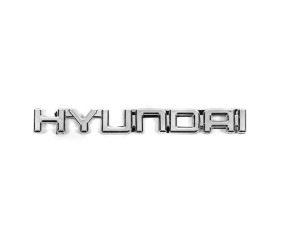 Напис Hyundai (16.5см на 1.9см) для Hyundai