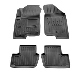 Килимки Stingray 3D (4 шт, дві кліпси на водійському) для Jeep Compass 2006-2016 рр