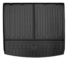 Килимок в багажник Stingray 3D (Allspace, Europe, 7-місний зі складеним 3-м рядом) для Volkswagen Tiguan 2016-2023 рр