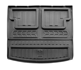 Килимок в багажник Stingray 3D (Allspace, USA, 7-місний зі складеним 3-м рядом) для Volkswagen Tiguan 2016-2023 рр