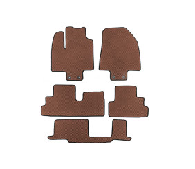 Килимки (3 ряди, EVA, Коричневий) для Infiniti QX60 2022- рр