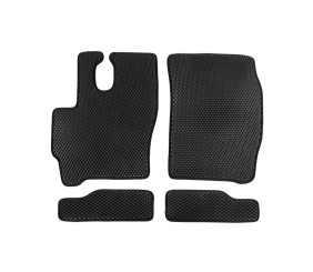 Килимки EVA (-2026 2 пороги, Чорний ) для Iveco Eurocargo 2002-2008 рр