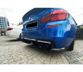 Задній дифузор DPT V-1 (для M-Performance, чорний глянець) для BMW 5 серія F10/F11 2010-2016 рр