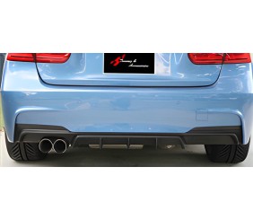 Задній дифузор DPT V-1 (для M Performance, чорний глянець) для BMW 3 серія F30/F31 2012-2019 рр