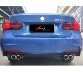 Задній дифузор DPT V-2 (для M Performance, чорний глянець) для BMW 3 серія F30/F31 2012-2019 рр