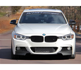 Накладка на передній бампер DPT Flap (для M-Performance, чорний глянець) для BMW 3 серія F30/F31 2012-2019 рр