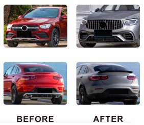 Комплект обвісів 2020-2022 (GLC63 AMG) для Mercedes GLC coupe C253 рр