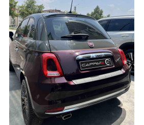 Накладка на задній бампер EuroCap (ABS) для Fiat 500/500L 2013-2022 рр