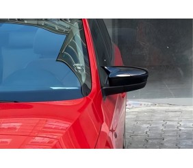 Накладки на дзеркала BMW-Style (З поворотом, 2 шт) для Skoda Rapid 2012-2019 рр