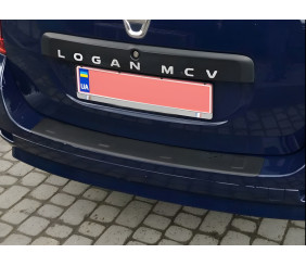 Накладка на задній бампер (ABS, Esa) для Renault Logan MCV 2013-2022 рр