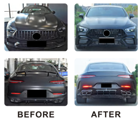 Комплект обвісів GT63S AMG для Mercedes AMG GT 4 X290 2018- рр