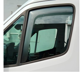 Вітровики вставні (напівпрозорі, 2 шт., Cagatay) для Mercedes Sprinter W907/W910 2018- рр