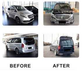 Комплект обвісу (Maybach Type-GLS, з капотом) для Mercedes Vito/V-class W447 2014- рр