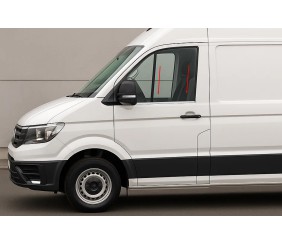 Окантовка вікон (2 шт, нерж.) для Volkswagen Crafter 2016- рр