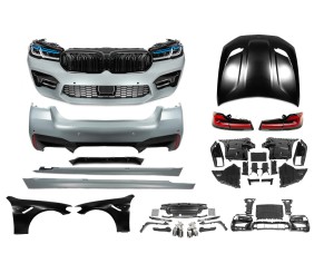Комплект рестайлінгу з капотом і крилами (в M5 Competition 2021 рік) для BMW 5 серія G30/G31 2017-2023 рр