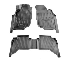 Килимки Stingray 3D (Crew Cab, 5 шт) для Toyota Hilux 2006-2015 рр