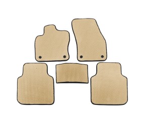 Килимки EVA (Allspase, 2 ряда, Бежевий) для Volkswagen Tiguan 2016-2023 рр