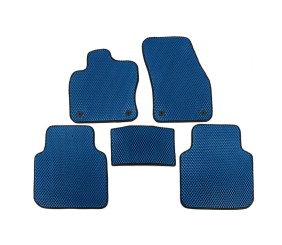 Килимки EVA (Allspase, 2 ряда, Синій) для Volkswagen Tiguan 2016-2023 рр