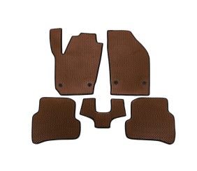 Килимки EVA (Коричневий) для Skoda Fabia 2014-2021 рр