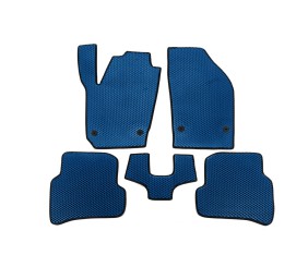 Килимки EVA (Синій) для Skoda Fabia 2014-2021 рр