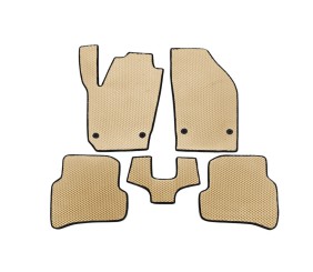 Килимки EVA (Бежевий) для Skoda Fabia 2014-2021 рр