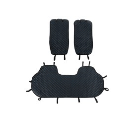 Накидки на задні сидіння (к-т, Чорна з синьою ниткою)