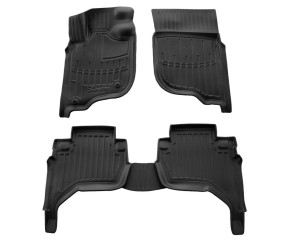 Килимки Stingray 3D (EU, KAOT, 5 шт) для Mitsubishi L200 2006-2015 рр
