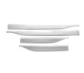 Молдинг дверний (4 шт, нерж) для Ford Courier 2023- рр