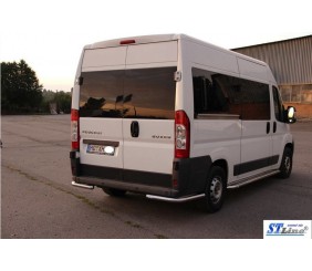 Задні куточки AK003 (2 шт., нерж) для Opel Movano 2021- рр