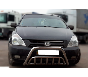 Передня дуга WT002 (2006-2013, нерж.) для Kia Carnival рр