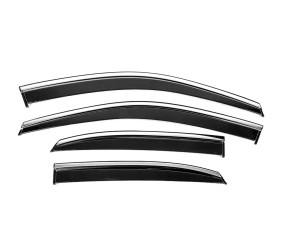 Вітровики з хромованим молдингом Niken Luxury (4 шт) для Lexus RX 2009-2015 рр