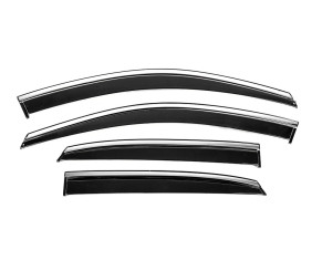 Вітровики з хромованим молдингом Niken Luxury (4 шт) для Lexus RX 2003-2009 рр
