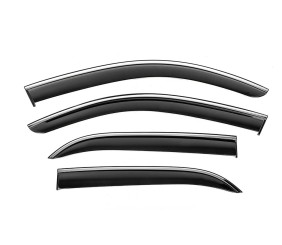 Вітровики з хромованим молдингом Niken Luxury (4 шт) для Mercedes GLE W167 2018- рр
