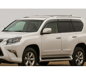 Вітровики з хромованим молдингом Niken Luxury (6 шт) для Lexus GX460 2009-2023 рр