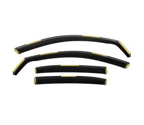 Вітровики вставні Niken Luxury (LiftBack, 4 шт) для Skoda Octavia II A5 2006-2010 рр