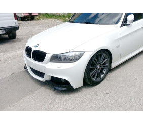 Передні Flap накладки DPT (для E90 M-Sport 2008-2011, чорний глянець, 2 шт) для BMW 3 серія E90/E91 рр