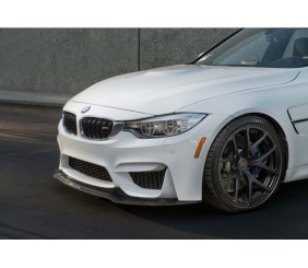Передня Lip накладка DPT V-4 (Для M4, чорний глянець) для BMW 4 серія F32/F33/F36 2012-2020 рр