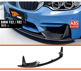 Передня Lip накладка DPT V-5 (Для M4, чорний глянець) для BMW 4 серія F32/F33/F36 2012-2020 рр