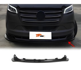 Передня Lip накладка DPT (чорний глянець) для Mercedes Sprinter W907/W910 2018- рр