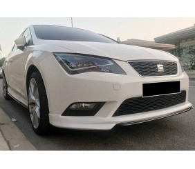 Передня Lip накладка DPT V-1 (2013-2016, під фарбування) для Seat Leon рр