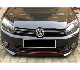 Передня Lip накладка DPT V-2 (під фарбування) для Volkswagen Golf 6 2008-2014 рр