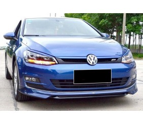 Передня Lip накладка DPT V-1 (під заводський бампер, 2012-2017, Під фарбування) для Volkswagen Golf 7/E-Golf рр