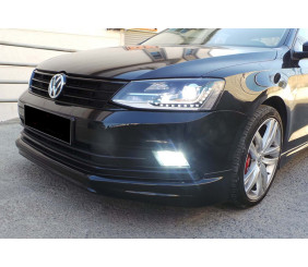 Передня Lip накладка DPT V-1 (2014-2018, під фарбування) для Volkswagen Jetta рр