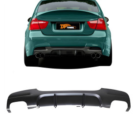 Задній дифузор DPT V-3 (для E90 M-Sport, чорний глянець) для BMW 3 серія E90/E91 2005-2011 рр