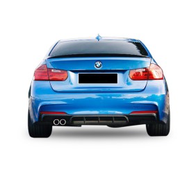 Задній дифузор DPT V-5 (для M-Performance, чорний глянець) для BMW 3 серія F30/F31 2012-2019 рр