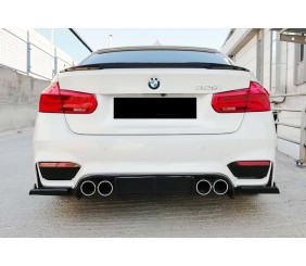 Задній дифузор DPT V-6 (для M3, чорний глянець) для BMW 3 серія F30/F31 2012-2019 рр